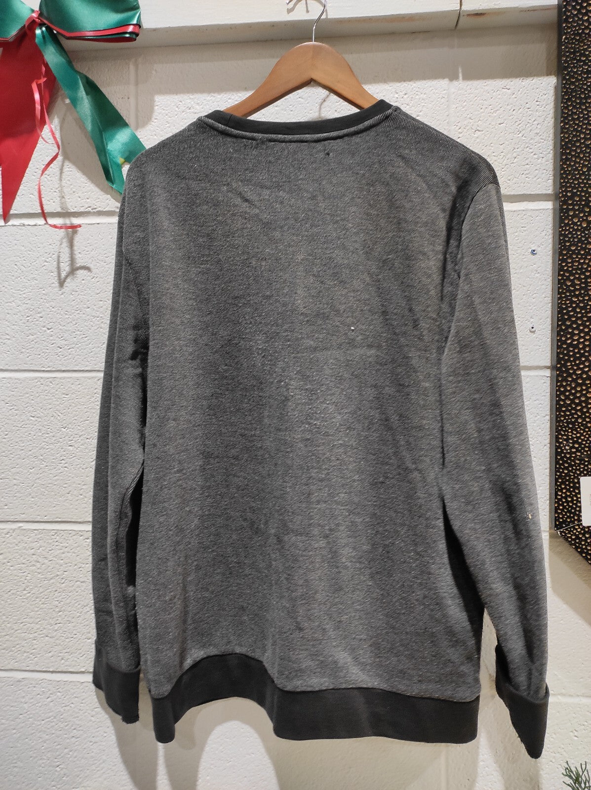 Calvin Klein black combo pullover sweater for men's size L