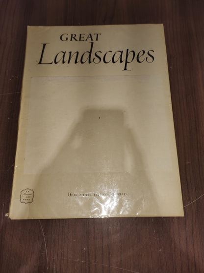 Vintage Rare Collectible - An Abrams Art Book - Great Landscapes