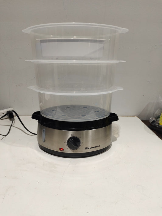 Elite Gourmet 3 Compartment Steamer - Lid Missing