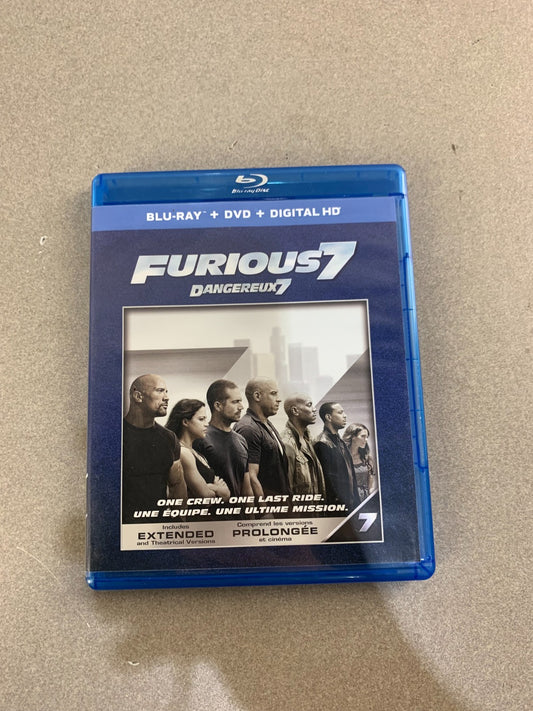 Furious 7 (Blu-ray Disc, 2015, 2-Disc Set, Canadian)