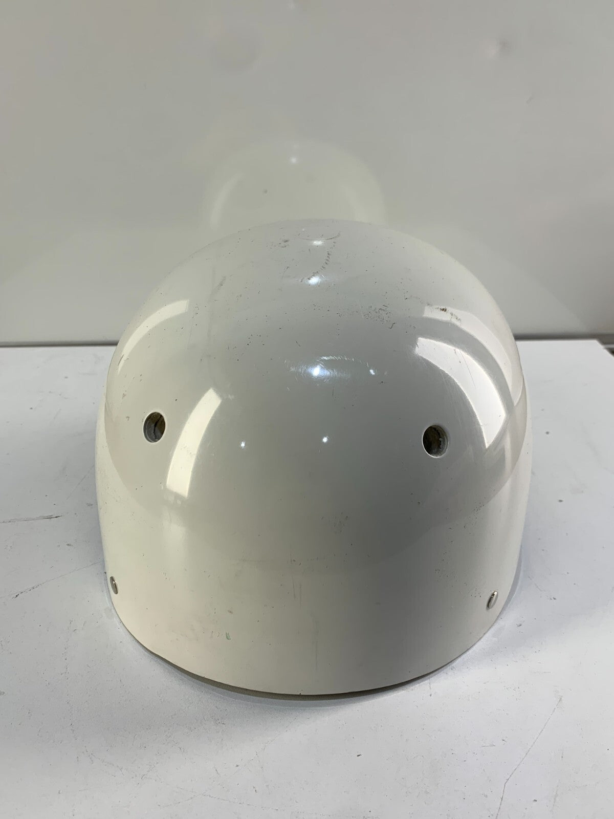 White protector Helmet 7 1/8 INTERNATIONAL RIDING HELMETS LTD