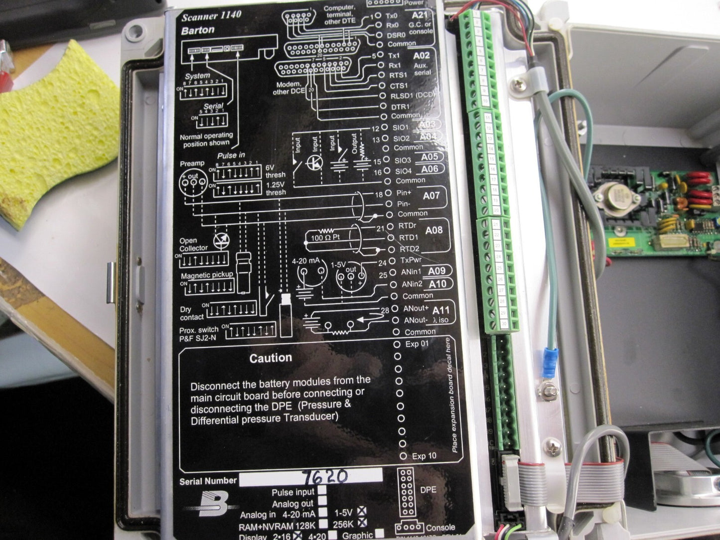 Barton Scanner 1140 PC11-0202A RTU Hardware Unit