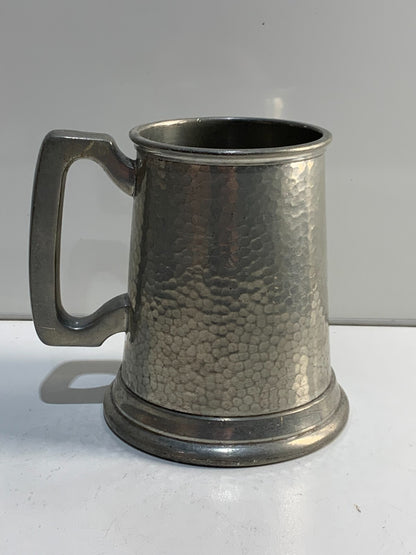 English Sheffield pewter beer mug