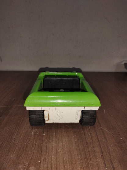 Vintage - Tonka Dune Buggy Military - Green Metal Truck Car - 6 Wheels