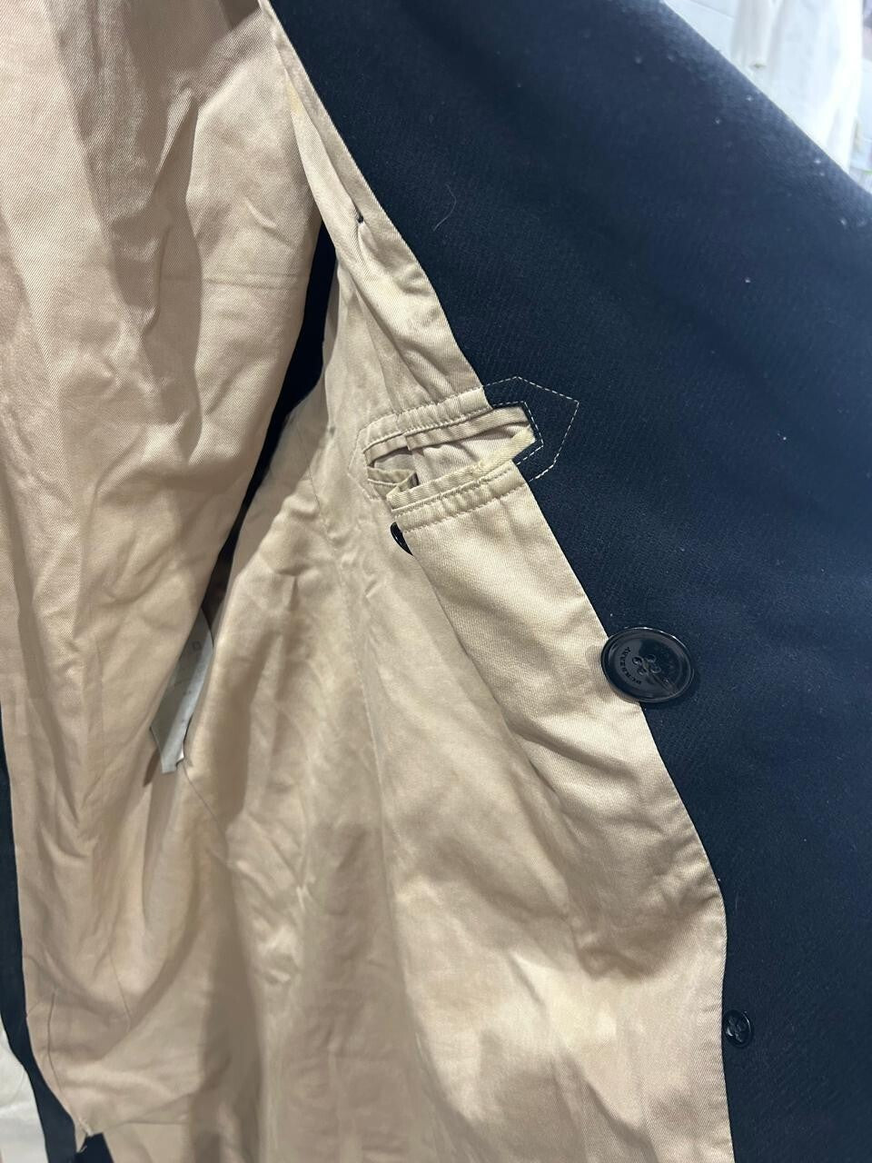 Burberry London Black Coat Size XL