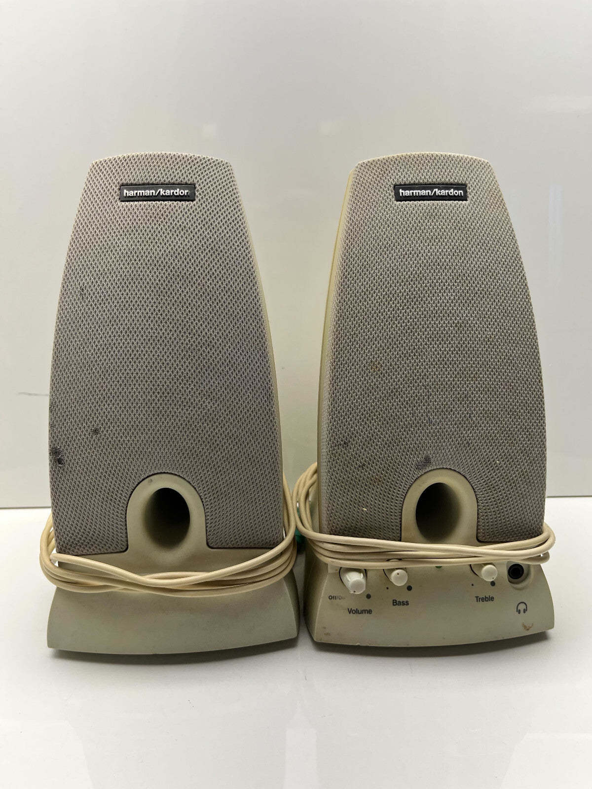 Vintage harman/kardon HK195 Stereo Computer Speakers