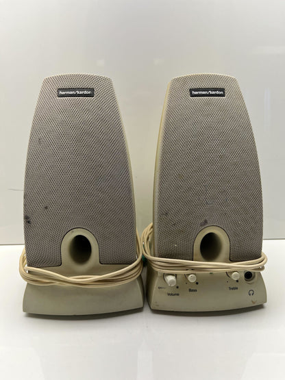 Vintage harman/kardon HK195 Stereo Computer Speakers