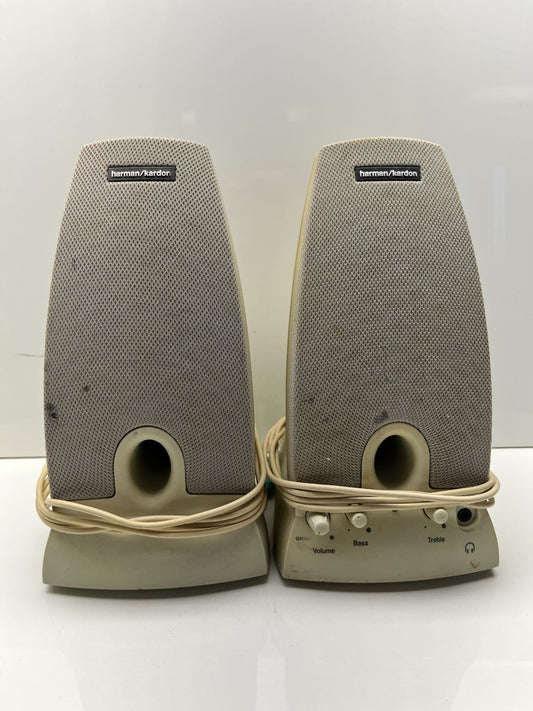 Vintage harman/kardon HK195 Stereo Computer Speakers