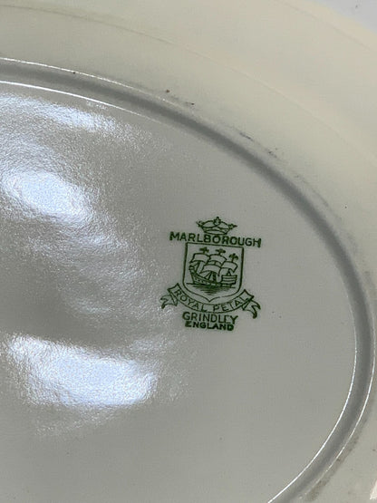 Grindley England Marlborough Royal Petal Greenway - 16" OVAL SERVING PLATTER