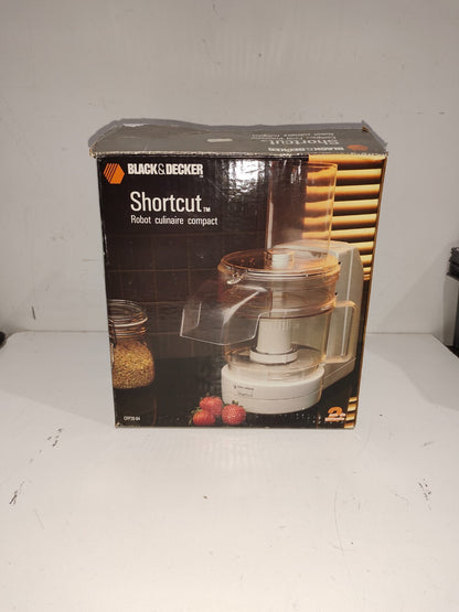 Black And Decker Shortcut 2 Food Processor MODEL CFP20