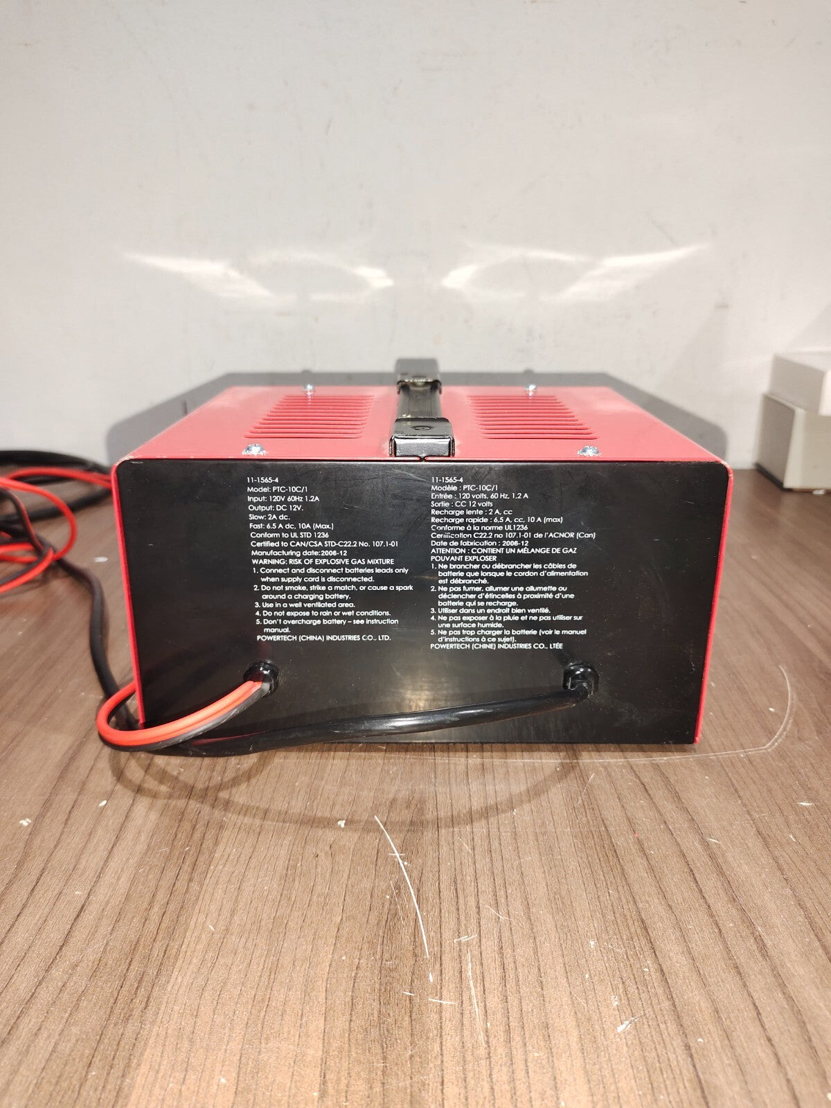 Power Tech Dual Rate Battery Charger - 11-1565-4 - PTC-10C/1