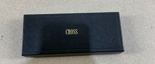 CROSS BALL PEN AND PENCIL SET - CLASSIC BLACK - GOLD TRIM