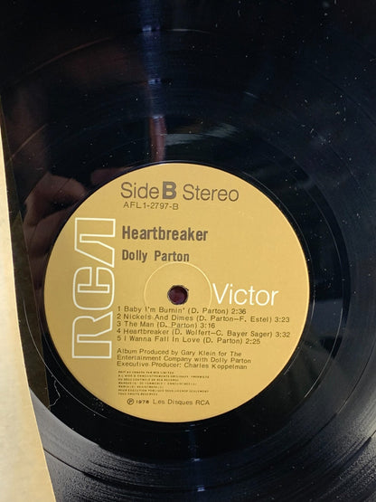 Dolly Parton – Heartbreaker - LP Vinyl RCA Victor AFL1-2797 Country