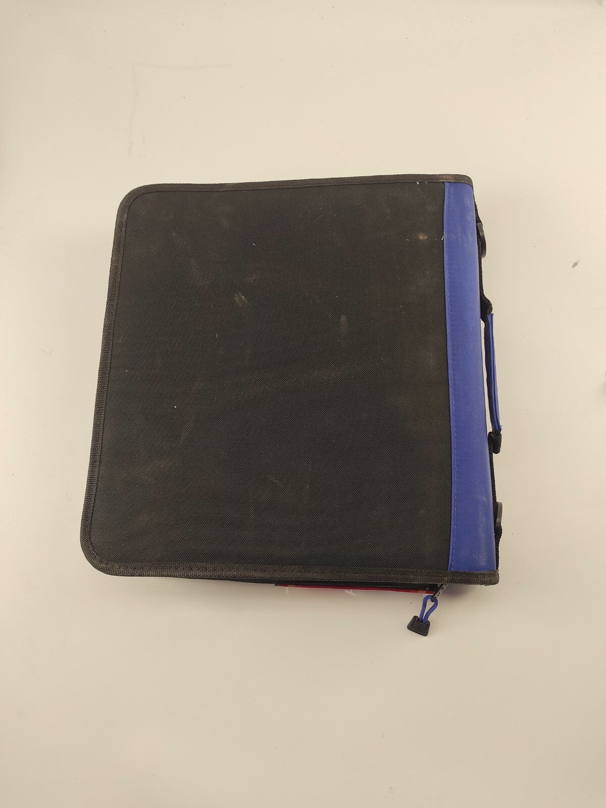 Case It Blue 3-Ring 2" Zipper Binder With Carry Handle