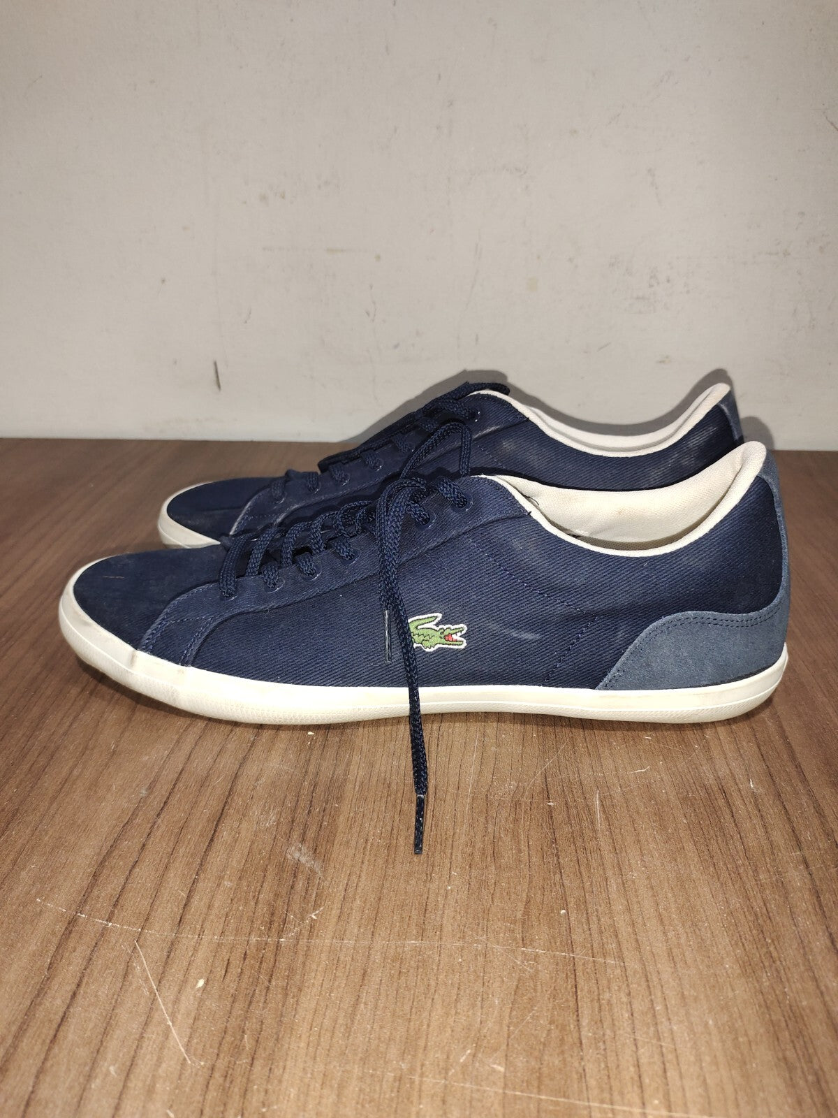 Lacoste Mens Lerond 219 1 7-37CMA0047J1B Blue Sneaker Shoes - US Size - 13