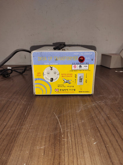2KVA UP TRANSFORMER POWER SUPPLY, MODEL HL : 2000UF 60 HZ 120V-22-V EXC - 1