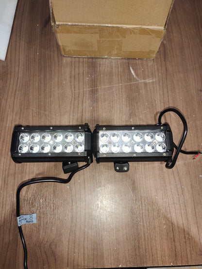 San-Young Slim 7 Inch LED Light Bars, 12V-60V Off Road Driving LED Bar Lights