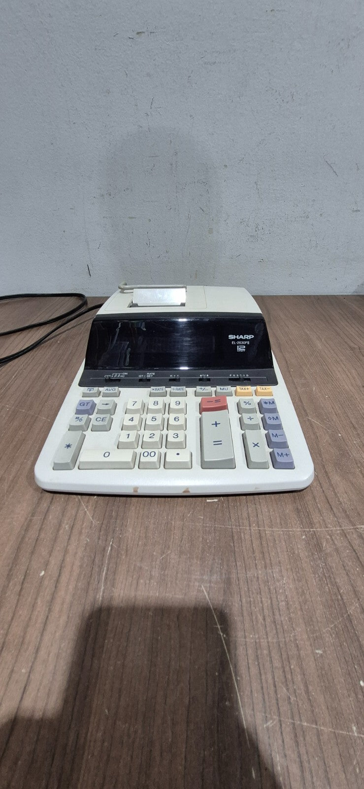 Sharp EL-2630PII 12-Digit Printer Calculator Adding Machine 10-Key