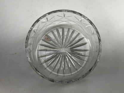 Bohemian Lead Crystal Cut Glass Bowl