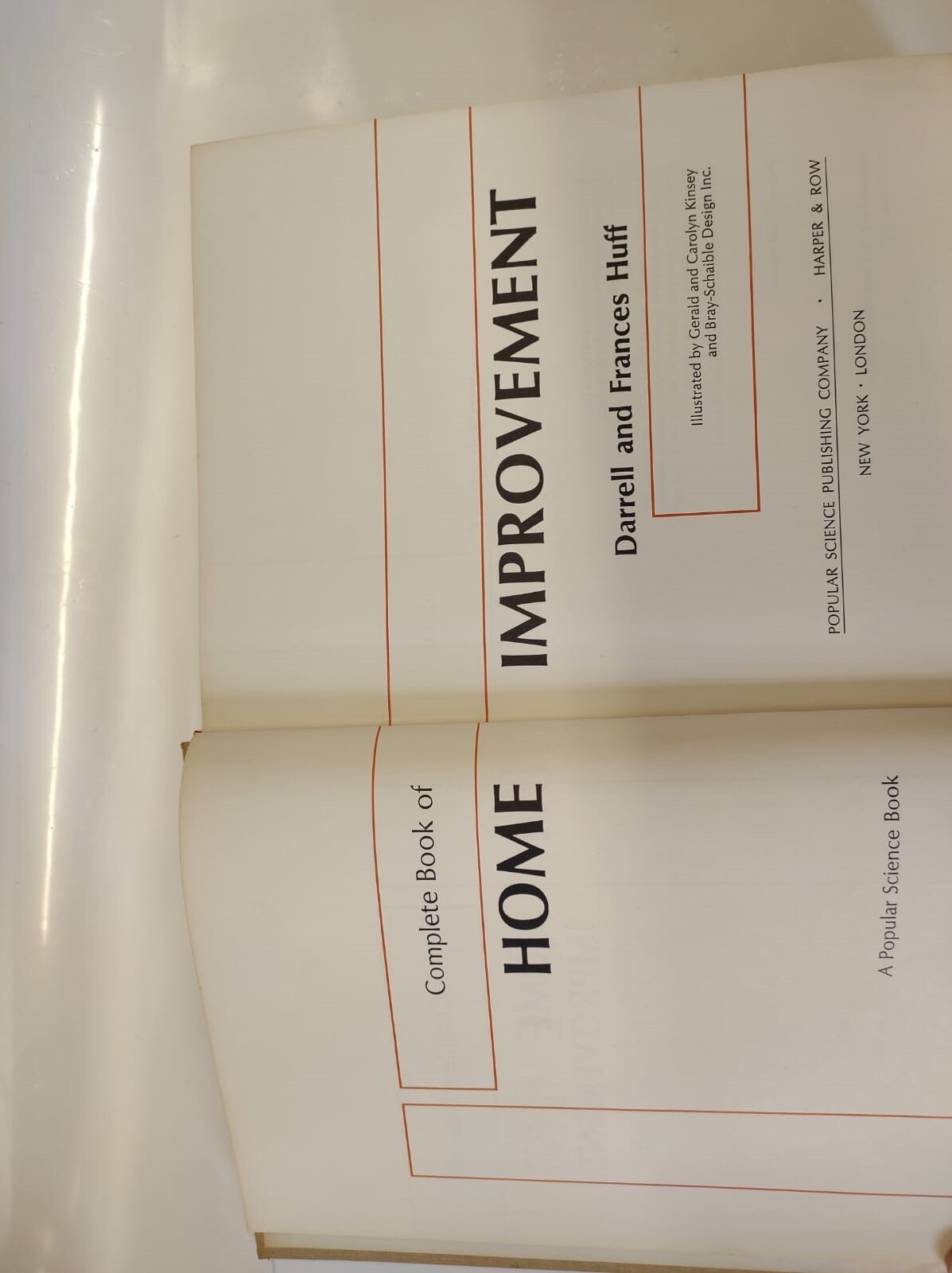 1973 Vintage Book "Complete Book of Home Improvement"