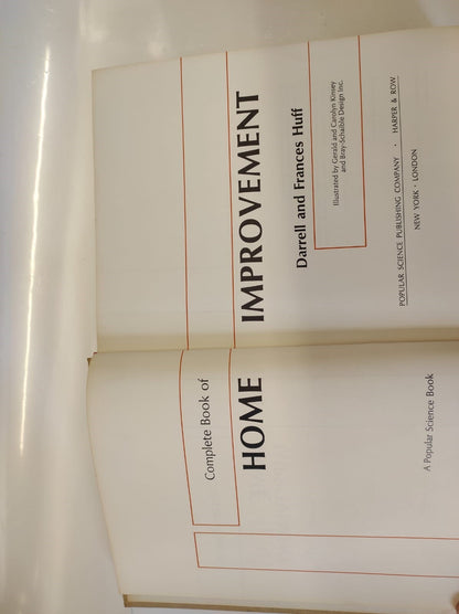 1973 Vintage Book "Complete Book of Home Improvement"