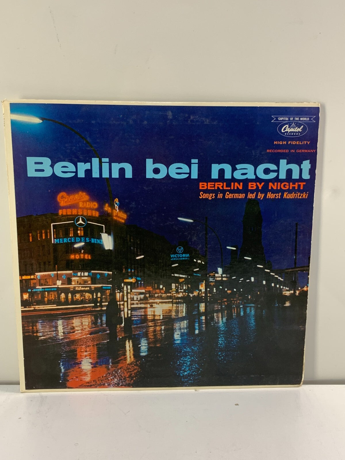 Berlin Bei Nacht, Berlin By Night In German By Horst Kudritzki Record T10228