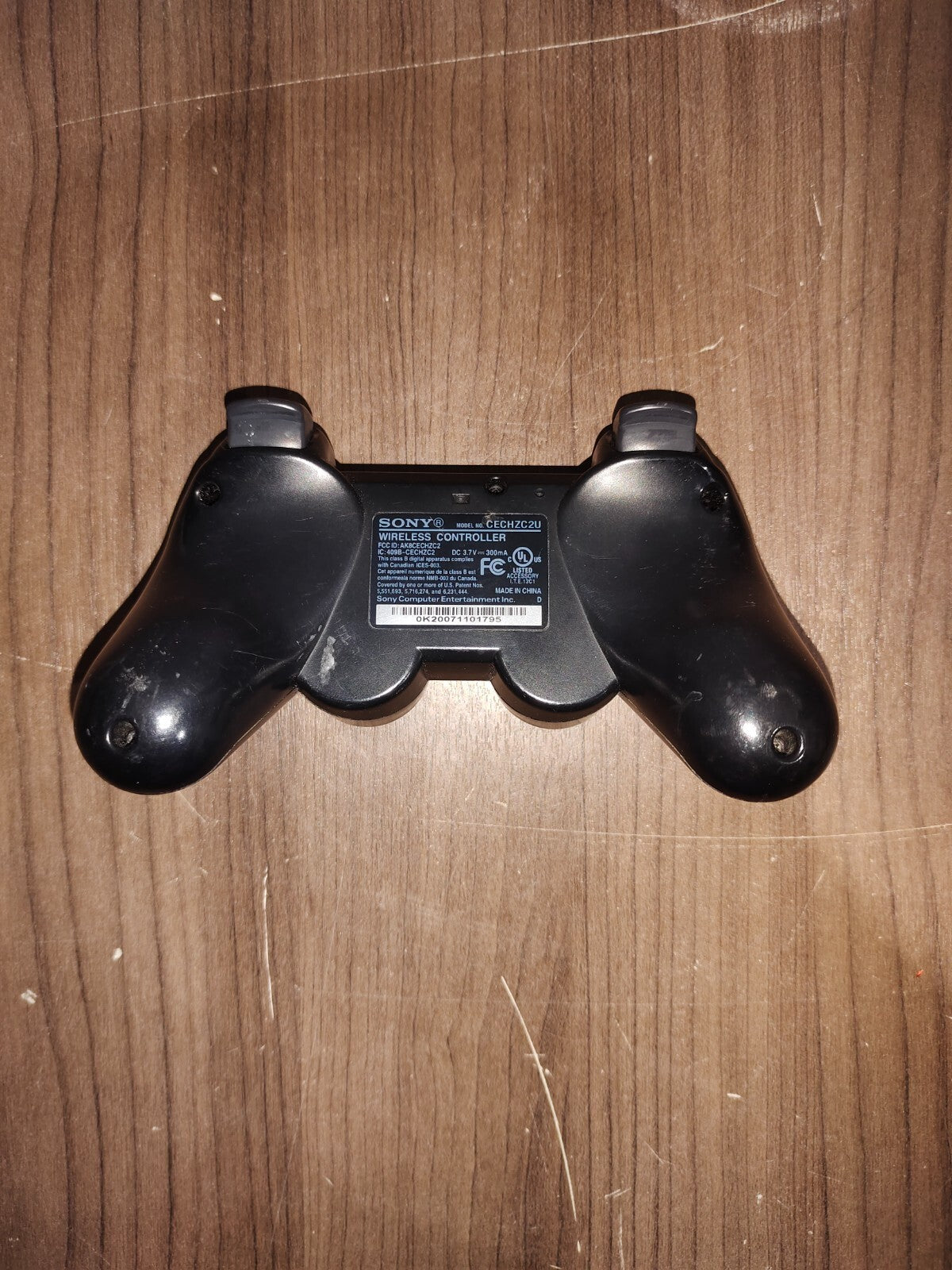 Sony Playstation 3 PS3 Genuine OEM Dualshock PS3 Black Controller - 3