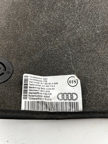 For Audi Exclusive Carpet Car Mats 4pc – OEM Quality Velour