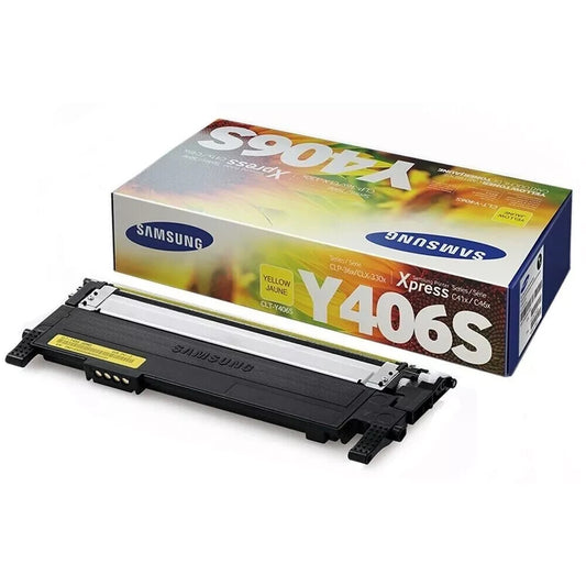 Genuine Samsung CLT-Y406S/XAA Yellow Laser Toner