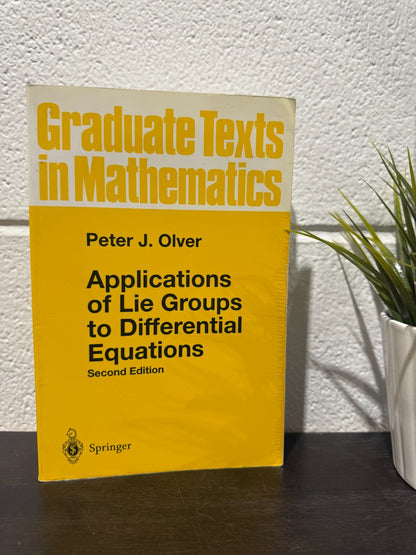 Applications of Lie Groups to Differential - Paperback, by Olver Peter J.