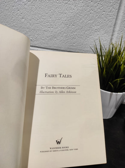 Vintage 1982 Grimm Fairy Tales Simon And Schuster Classics Hardcover Book