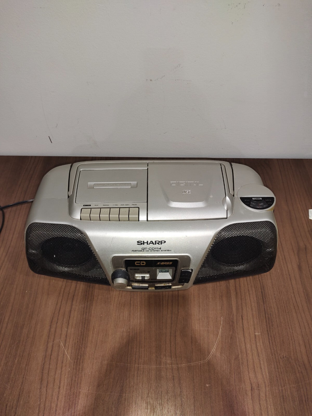 Sharp QT-CD114 Portable CD Stereo System Boombox 1