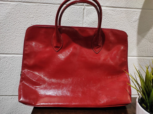 Donna Di Domani Red Briefcase