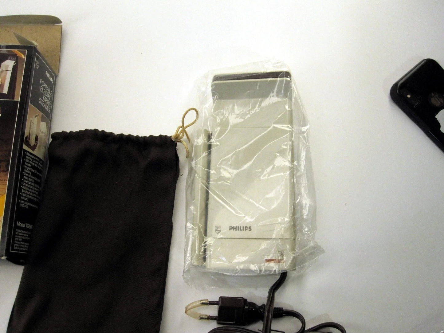 Vintage New Philips Portable Electric Fabric Steamer