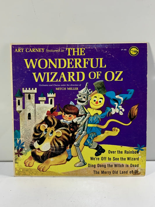 Vintage Art Carney Featured In The Wonderful Wizard Of Oz Vinyl Golden Records