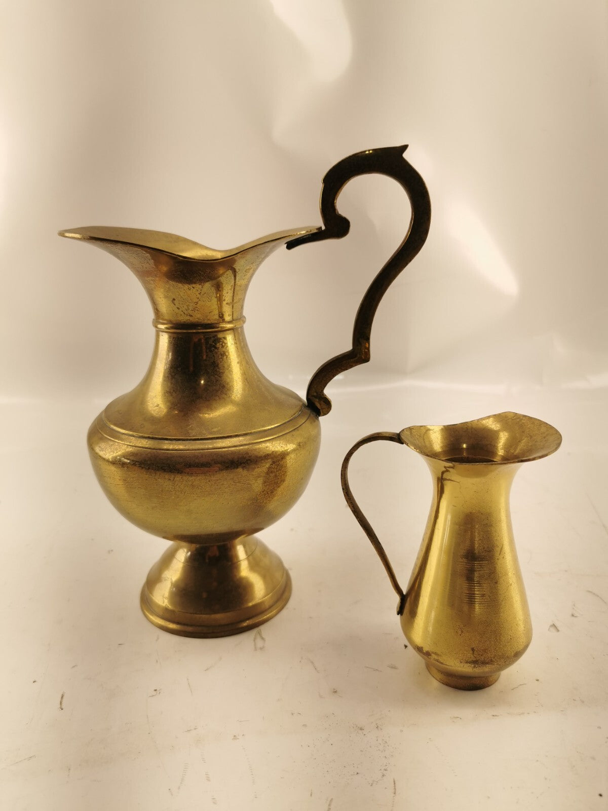 Brass pitcher W/ one freebie