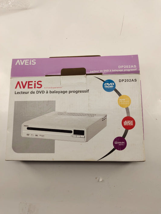 AVEIS DP202AS Progressive Scan DVD Player Silver  Full compatible: DVD/VCD/CD/MP