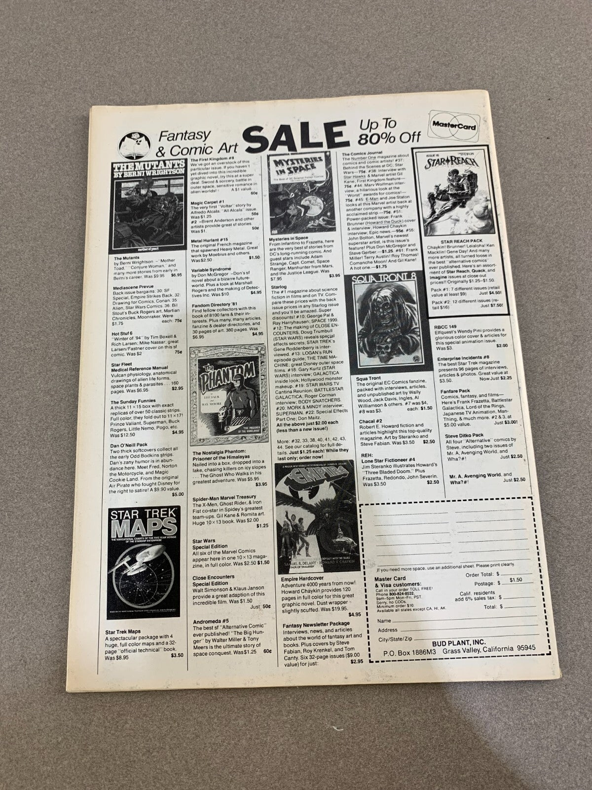 Bizarre Adventures #32 -1982 Marvel Magazine Thor and other gods FN