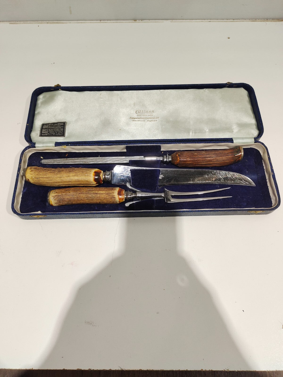 Vintage Cutlass Carving Knife Set