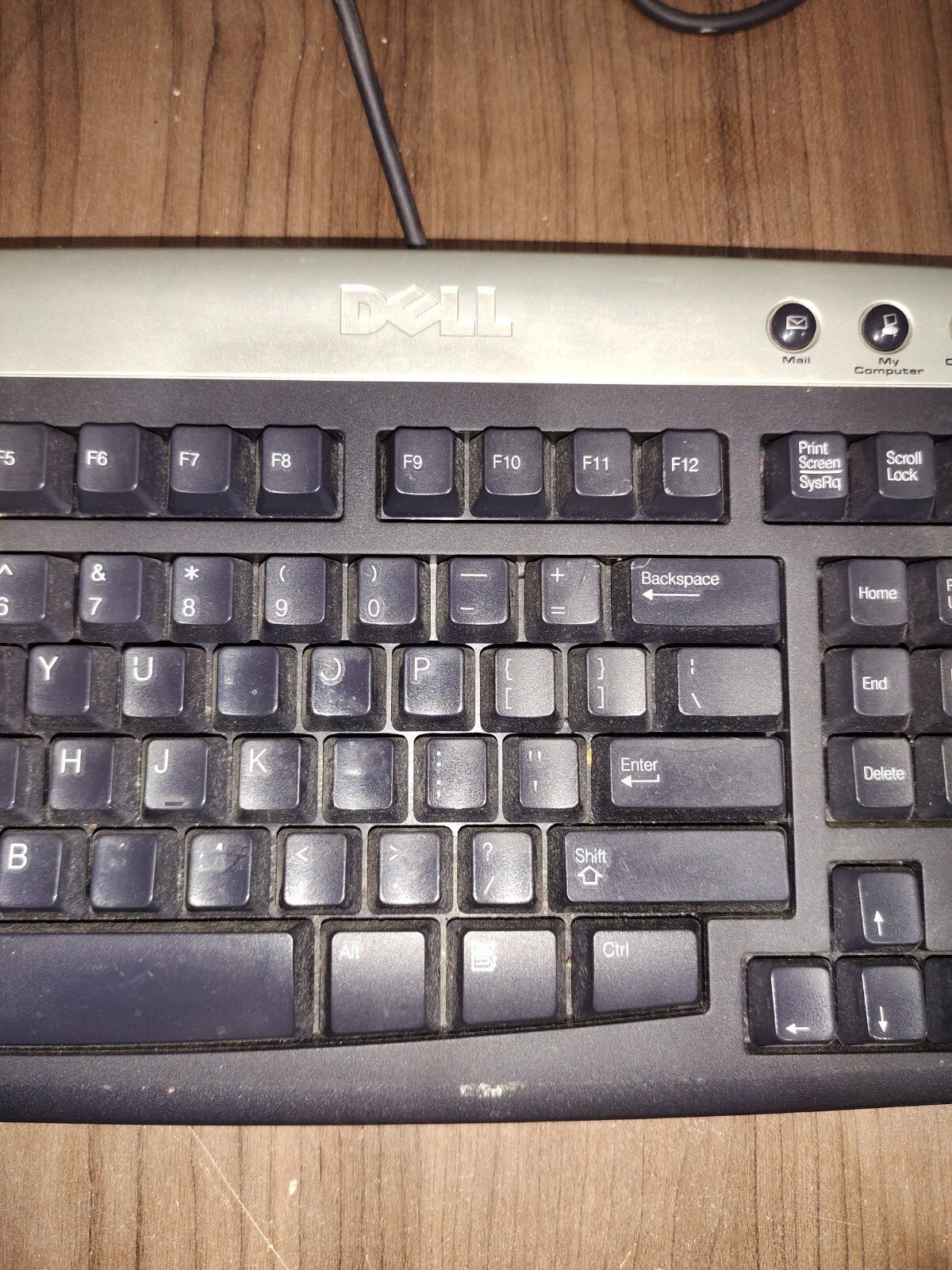Vintage DELL Multimedia Windows Desktop PS/2 wired Keyboard RT7D30
