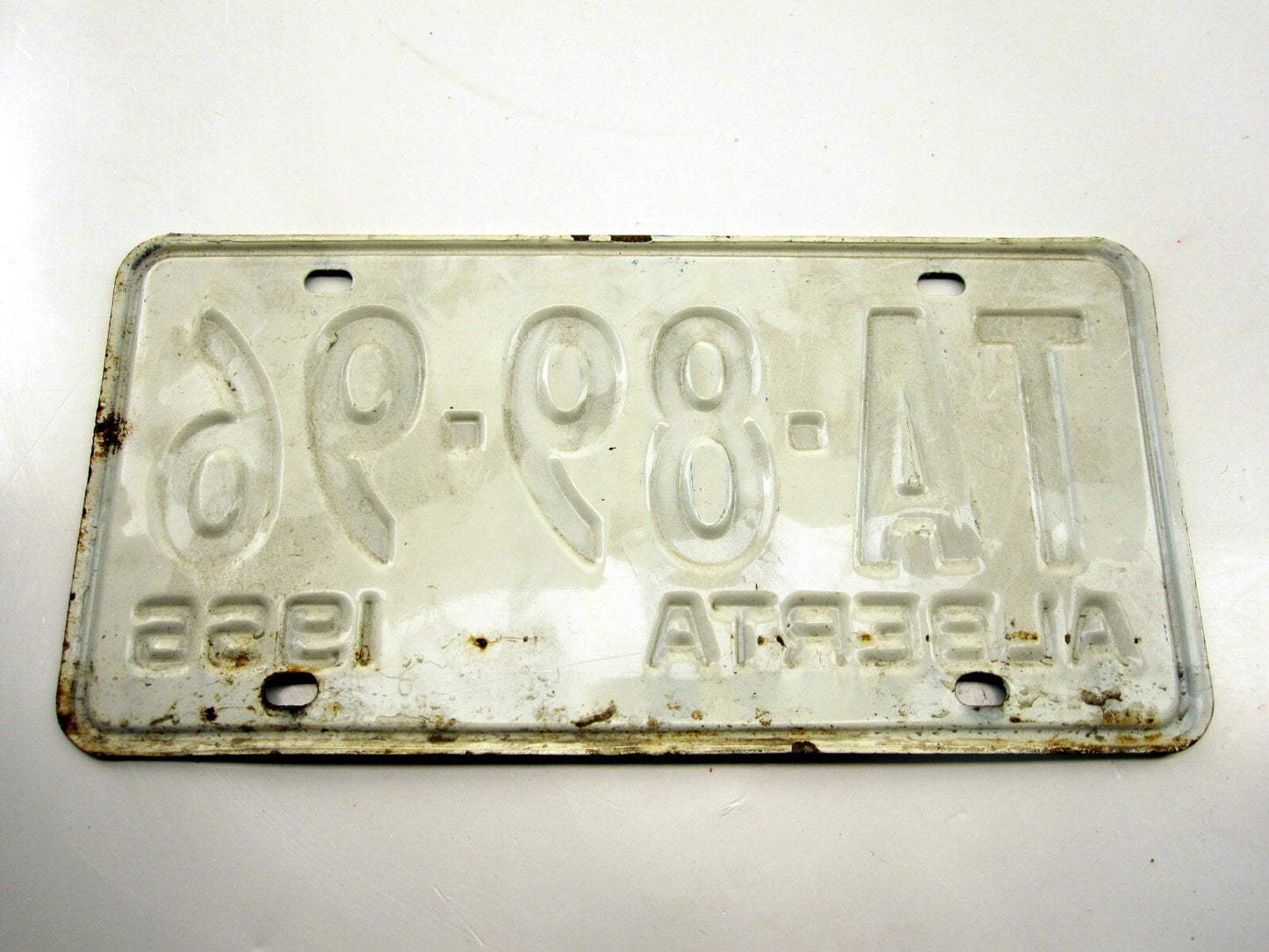 Vintage Alberta 1966 License Plate