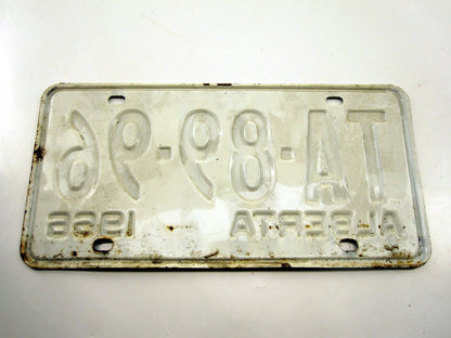 Vintage Alberta 1966 License Plate
