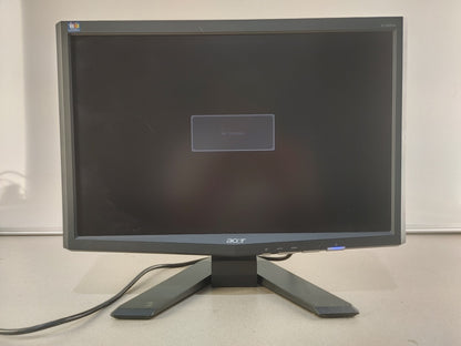 GOOD CONDITION Acer X193W 20inch LCD Widescreen Monitor VGA Only HD Black