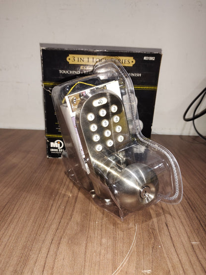 Morning Industry Inc Stain Nickel 3 in 1 Remote lock - 1