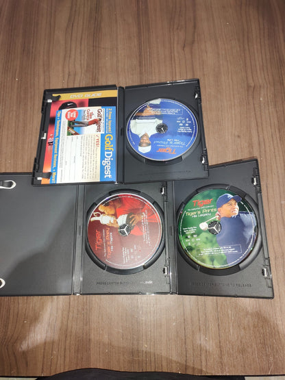 TIGER WOODS - TIGER: THE AUTHORIZED DVD COLLECTION 3 DISC BOXED SET
