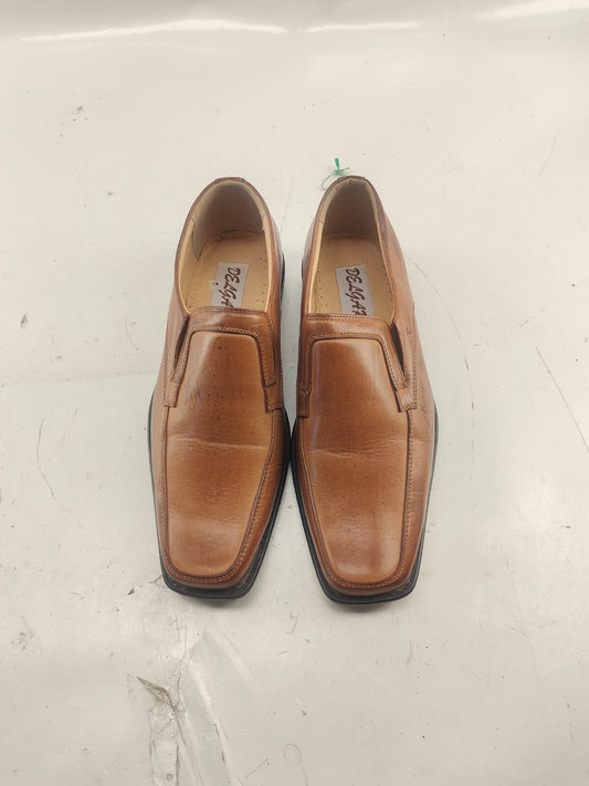Delgard Leather Brown Slip On Shoes Size US - 8