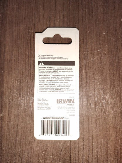 Irwin 1837375, #3, 1" Impact Phillips Insert Bits - Set of 6 - 2