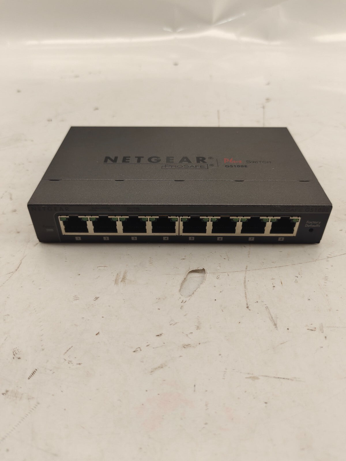 Netgear GS108E ProSafe Plus 8 Gigabit Ethernet Switch
