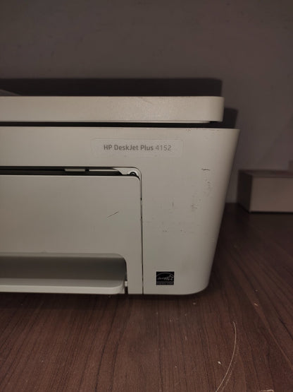 HP DeskJet Plus 4152 Wireless All-in-One Color Inkjet Printer - White-1