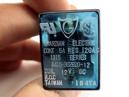 Guardian Electric A410-362626-12 5A Res 120AC 1315 Series Coil 12V 184TA